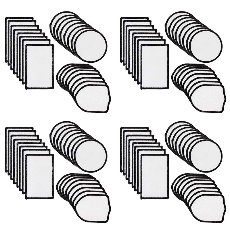 Hat Sublimation Blank - AEF6-96Pcs Patch in tessuto per sublimazione,