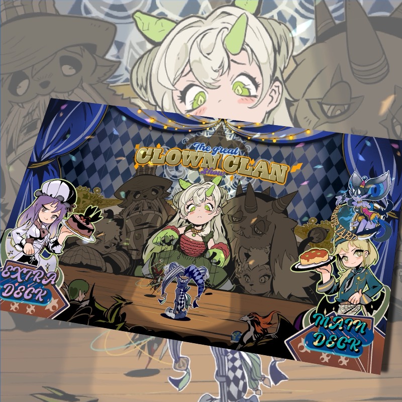 Door Mat Blank - Yu-Gi-Oh! Tappetino da Gioco Clown Clan