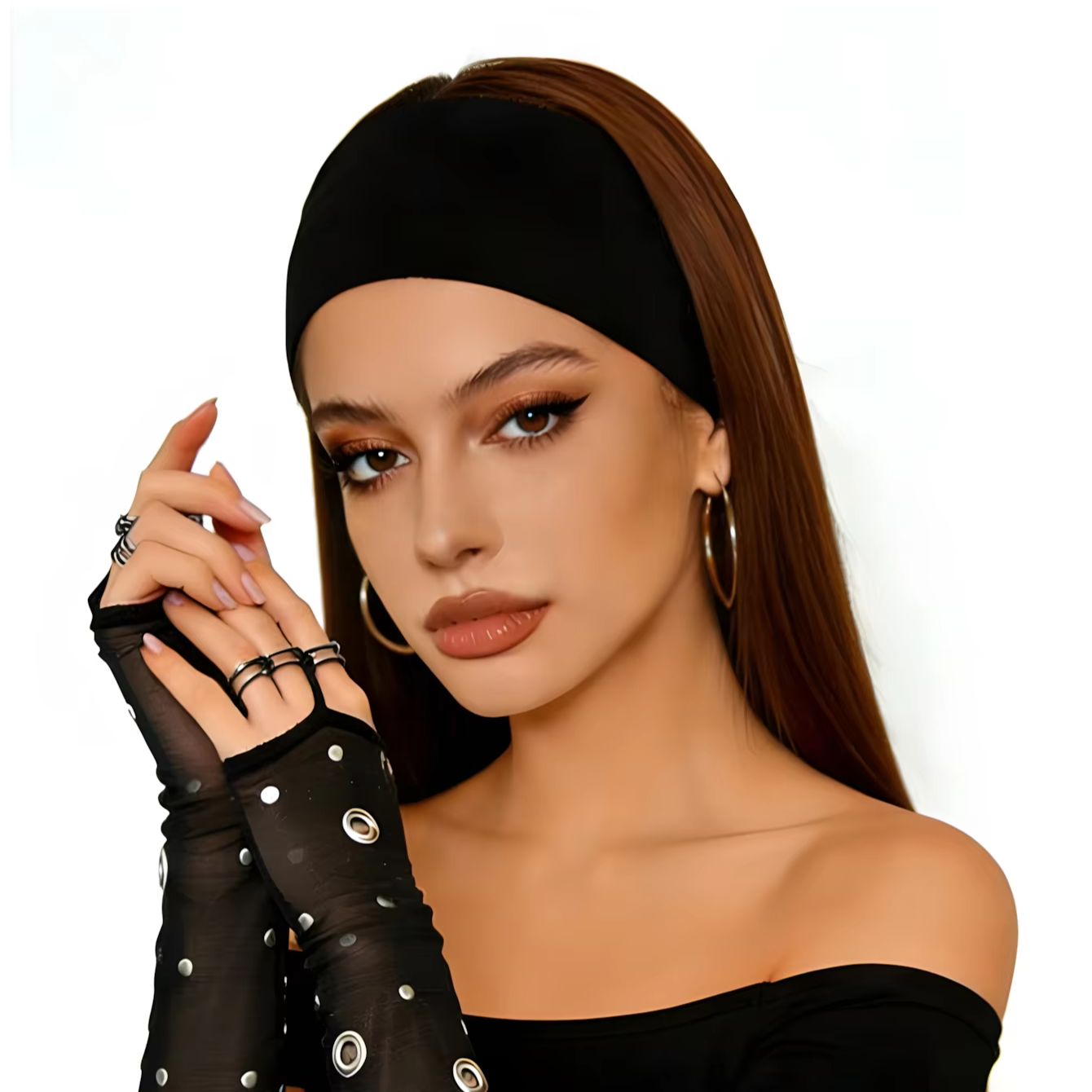 1 fascia per capelli triangola - Bandana Blank White recensione e prezzo